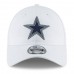 Men's Dallas Cowboys New Era White 2018 Training Camp Secondary 9TWENTY Adjustable Hat 3041284